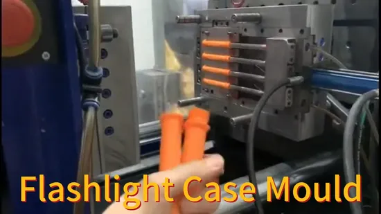 China Custom Plastic Injection Molding Household Home Electric Hand Torch Flashlight Mould 